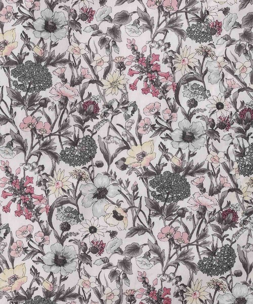 HUIT bouquet（ユイット）の「ノースリーブ ウエスト切り替え ワンピース Made with Liberty Fabric HUIT（ワンピース・レディース・グレー/ブルー・M/S）」の14枚目の写真