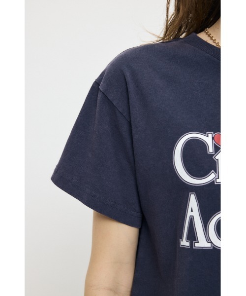 MOUSSY(マウジー)の「NINETIES ACADEMY Tシャツ(Tシャツ/カットソー・レディース・ネイビー/杢グレー・FREE)」の10枚目の写真