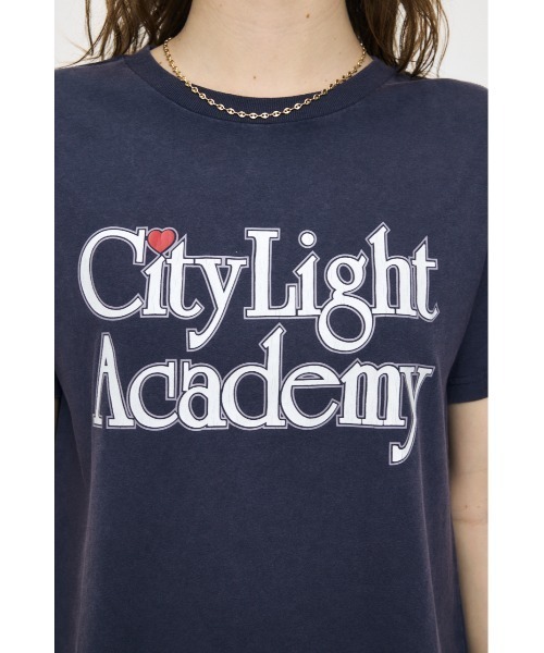 MOUSSY(マウジー)の「NINETIES ACADEMY Tシャツ(Tシャツ/カットソー・レディース・ネイビー/杢グレー・FREE)」の11枚目の写真