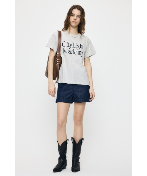 MOUSSY(マウジー)の「NINETIES ACADEMY Tシャツ(Tシャツ/カットソー・レディース・ネイビー/杢グレー・FREE)」の15枚目の写真