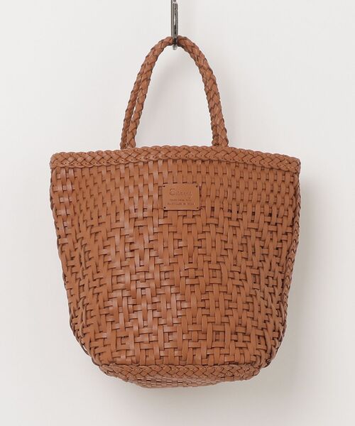 MAISON mou（メゾンムー）の「【Swaraj/スワラージ】手編みメッシュレザーTOTE(牛革)本革（トートバッグ・レディース・ブラック/シルバー/ブラウン/ゴールド/ホワイト・FREE）」の3枚目の写真