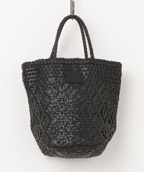 MAISON mou（メゾンムー）の「【Swaraj/スワラージ】手編みメッシュレザーTOTE(牛革)本革（トートバッグ・レディース・ブラック/シルバー/ブラウン/ゴールド/ホワイト・FREE）」の2枚目の写真