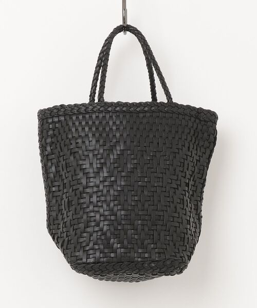 MAISON mou（メゾンムー）の「【Swaraj/スワラージ】手編みメッシュレザーTOTE(牛革)本革（トートバッグ・レディース・ブラック/シルバー/ブラウン/ゴールド/ホワイト・FREE）」の6枚目の写真