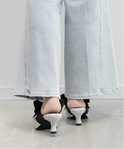 RANDA(ランダ)の「ボリュームリボンミュールパンプス(パンプス・レディース・ホワイト系その他/ブラック/アイボリー・L/M/S/LL)」の19枚目の写真