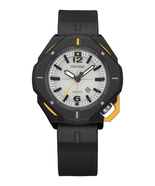 PRO TREK(プロトレック)の「Hiker Line / PRJ-01-1JF(アナログ腕時計・レディース・ブラック×ホワイト・FREE)」の7枚目の写真