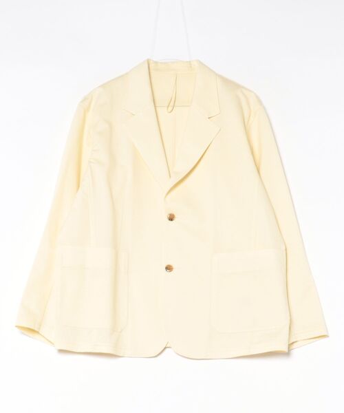 ZUCCa(ズッカ)の「T/C TWILL JERSEY / S(テーラードジャケット・レディース・ライトブルー/イエロー/ネイビー・M size/X-LARGE)」の1枚目の写真