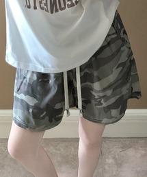 総柄ショートパンツルームウェアパンツ夏用