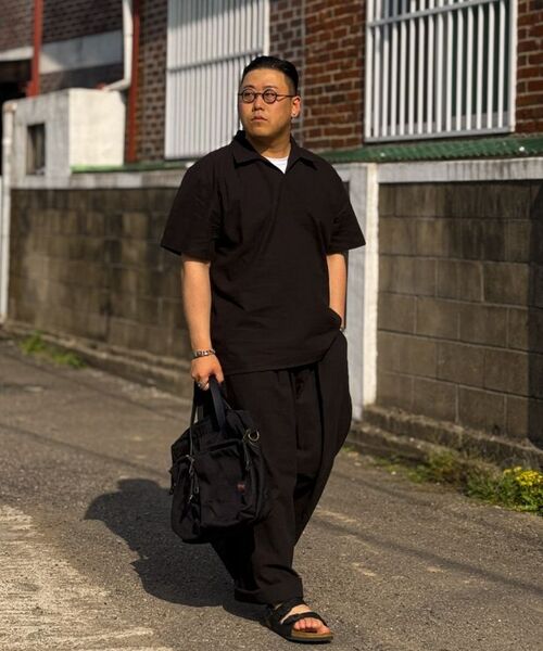 CARGOBROS（カーゴブロス）の「リネンライクピンタックワイドパンツ（ホワイト）（その他パンツ・メンズ・その他・X-LARGE/2XL/3XL）」の13枚目の写真