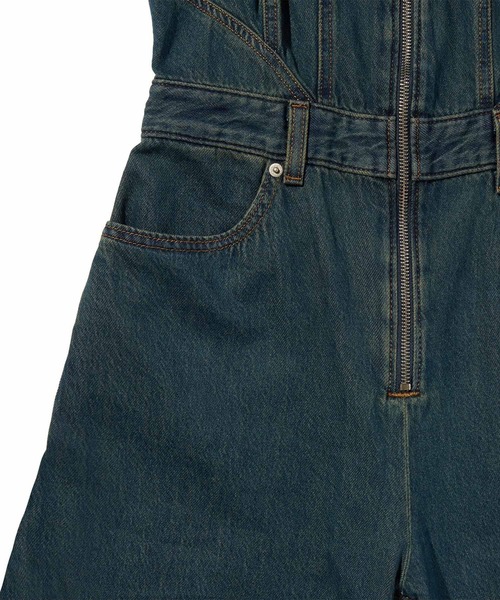 Levi's(リーバイス)の「Levi's/リーバイス シーム ジャンプスーツ ミディアムインディゴ(サロペット/オーバーオール・レディース・ダークインディゴブルー・XS/S/M)」の9枚目の写真
