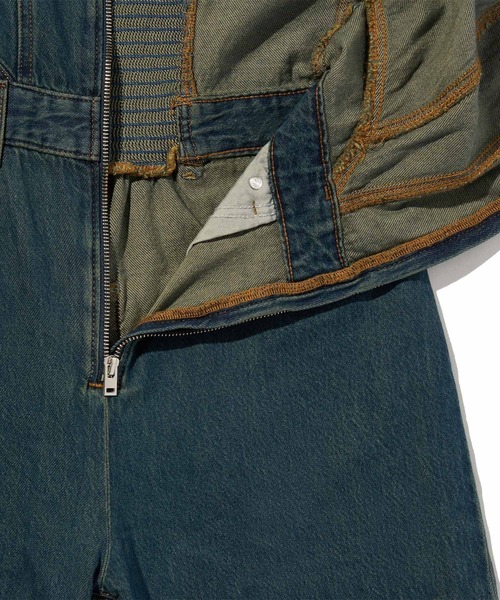 Levi's(リーバイス)の「Levi's/リーバイス シーム ジャンプスーツ ミディアムインディゴ(サロペット/オーバーオール・レディース・ダークインディゴブルー・XS/S/M)」の10枚目の写真