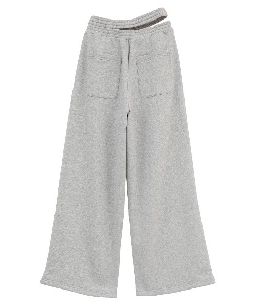CLANE(クラネ)の「SLASH WAIST SWEAT PANTS(スウェットパンツ・レディース・ブラウン/ブラック/グレー・1/2)」の16枚目の写真
