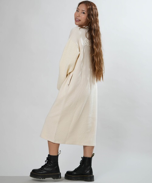BILLABONG(ビラボン)の「BILLABONG/ビラボン ニットワンピース BG014352(ワンピース・レディース・ブラック/アイボリー・M)」の8枚目の写真