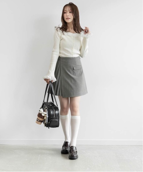 RANDA(ランダ)の「チャームデザインボストンバッグ(ボストンバッグ・レディース・ブラック/ブラウン・L)」の10枚目の写真