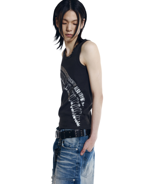 AAKAM(アーカム)の「Safety Pin Sleeveless (Charcoal)(Tシャツ/カットソー・レディース・その他・1/2)」の8枚目の写真