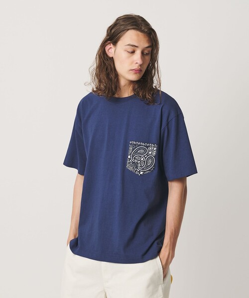 California General Store(California General Store)の「<ORIGINAL Charcoal × WALLA WALLA SPORT × California General Store>バンダナ Tシャツ(Tシャツ/カットソー・メンズ・ホワイト/ネイビー/ブラウン系・XL/L/M/S)」の3枚目の写真