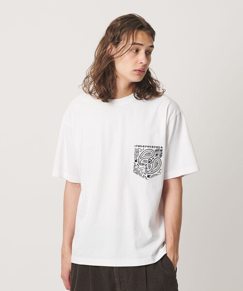 California General Store(California General Store)の「<ORIGINAL Charcoal × WALLA WALLA SPORT × California General Store>バンダナ Tシャツ(Tシャツ/カットソー・メンズ・ホワイト/ネイビー/ブラウン系・XL/L/M/S)」の2枚目の写真