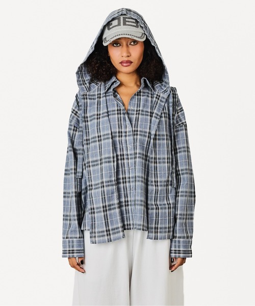 BEEDEN ブラックデニムシャツ BEEDEN（ビーデン）の「TINY CUT DENIM SHIRT（シャツ/ブラウス）」 - WEAR