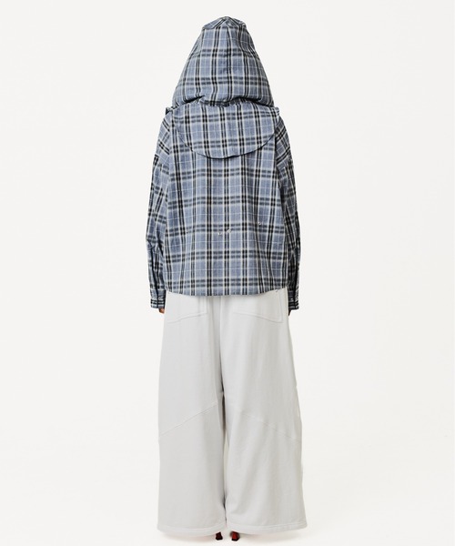 BEEDEN（ビーデン）の「MULTI BUTTON CHECK SHIRT（シャツ/ブラウス・レディース・ブラック/グレー・FREE）」の17枚目の写真