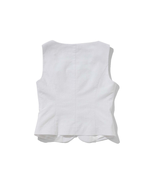 LOTSYOU(ロッツユー)の「lotsyou_Old Money Vest White(ベスト・レディース・その他・O/S)」の4枚目の写真