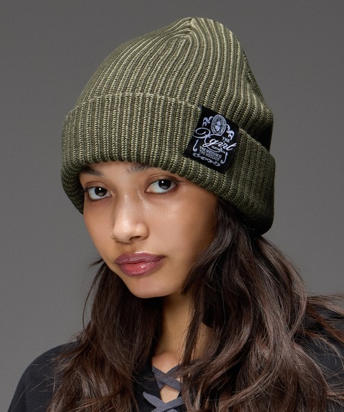 BICOLOR RIB CUFF BEANIE（ニットキャップ/ビーニー）｜X-girl