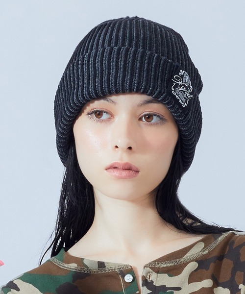 BICOLOR RIB CUFF BEANIE（ニットキャップ/ビーニー）｜X-girl