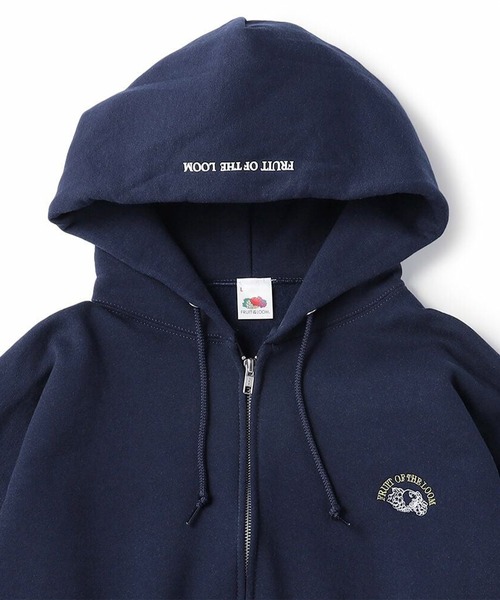 FRUIT OF THE LOOM(フルーツオブザルーム)の「ZIP HOODY(パーカー・メンズ・ブラック/杢グレー/ネイビー・M/S/XL/L)」の11枚目の写真