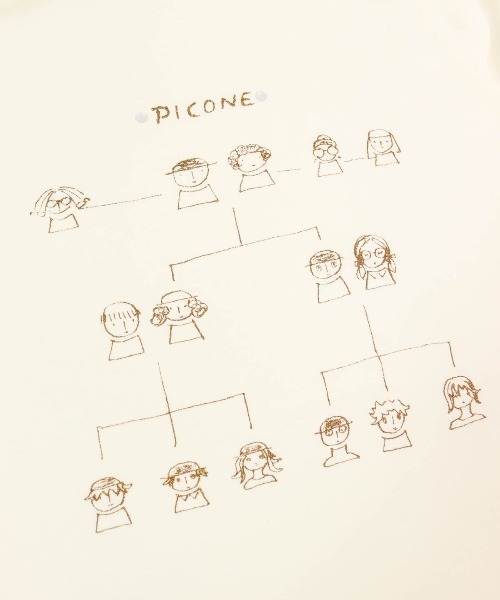 STUDIO PICONE(スタジオピッコーネ)の「FAMILY TREE 冷感プルオーバー(Tシャツ/カットソー・レディース・ライトパープル/ホワイト/ブラック・M/L/LL)」の21枚目の写真