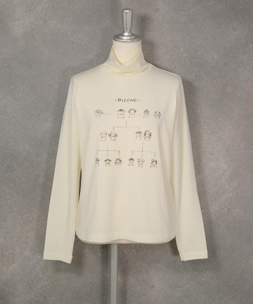 STUDIO PICONE(スタジオピッコーネ)の「FAMILY TREE 冷感プルオーバー(Tシャツ/カットソー・レディース・ライトパープル/ホワイト/ブラック・M/L/LL)」の19枚目の写真