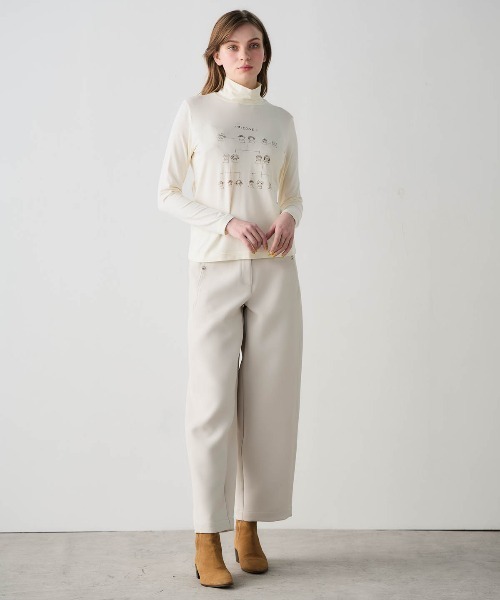 STUDIO PICONE(スタジオピッコーネ)の「FAMILY TREE 冷感プルオーバー(Tシャツ/カットソー・レディース・ライトパープル/ホワイト/ブラック・M/L/LL)」の10枚目の写真