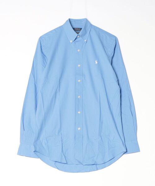POLO RALPH LAUREN（ポロ ラルフ ローレン）の「クラシック フィット ストレッチ ポプリン シャツ（シャツ/ブラウス・メンズ・ブルー・XS/S/M/L）」の3枚目の写真