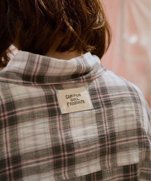 common gull products.(コモンガルプロダクツ)の「光の衣替えシャツ(シャツ/ブラウス・レディース・グレー系/ベージュ系/イエロー系・SMALL/MEDIUM/LARGE)」の14枚目の写真