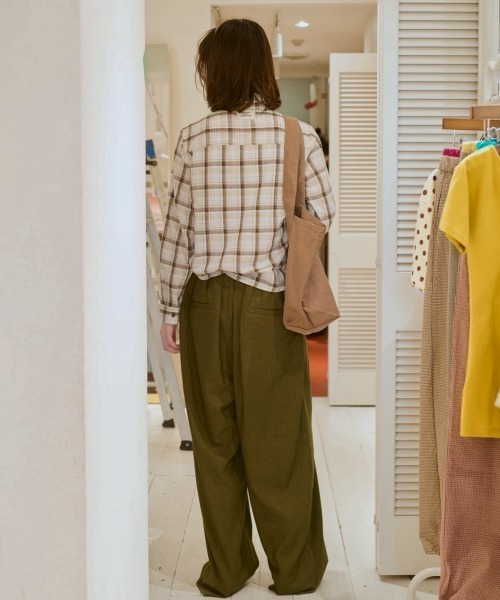 common gull products.(コモンガルプロダクツ)の「光の衣替えシャツ(シャツ/ブラウス・レディース・グレー系/ベージュ系/イエロー系・SMALL/MEDIUM/LARGE)」の18枚目の写真