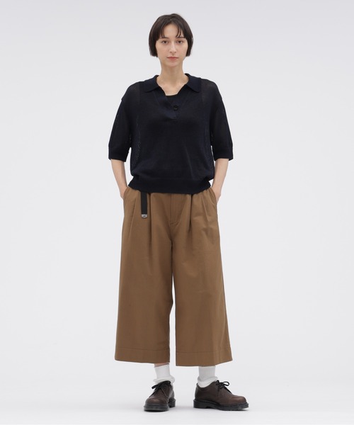 MHL.(エムエイチエル)の「COATED COTTON(ニット/セーター・レディース・グリーン/ネイビー・2)」の8枚目の写真