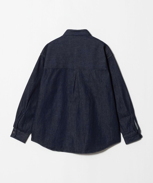 BEAUTY&YOUTH UNITED ARROWS（ビューティーアンドユースユナイテッドアローズ）の「ライト ハイツイスト デニム オーバー シャツ（シャツ/ブラウス・メンズ・ネイビー/ブラック・XL/M/L/S）」の7枚目の写真