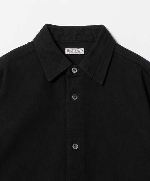 BEAUTY&YOUTH UNITED ARROWS（ビューティーアンドユースユナイテッドアローズ）の「ライト ハイツイスト デニム オーバー シャツ（シャツ/ブラウス・メンズ・ネイビー/ブラック・XL/M/L/S）」の18枚目の写真