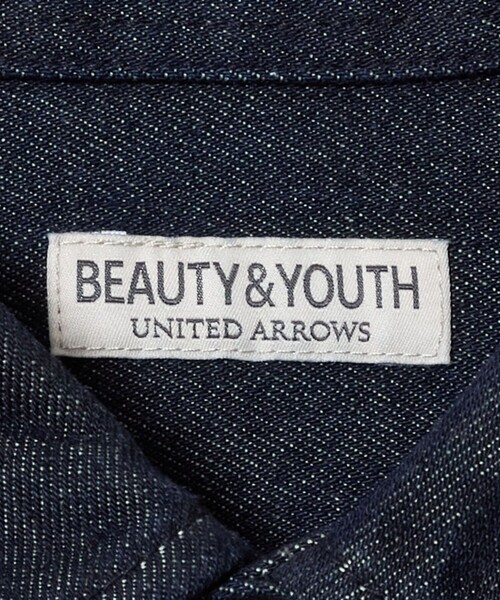 BEAUTY&YOUTH UNITED ARROWS（ビューティーアンドユースユナイテッドアローズ）の「ライト ハイツイスト デニム オーバー シャツ（シャツ/ブラウス・メンズ・ネイビー/ブラック・XL/M/L/S）」の21枚目の写真