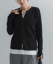 Torrazzo Donna　LAYERED V-NECK TOP