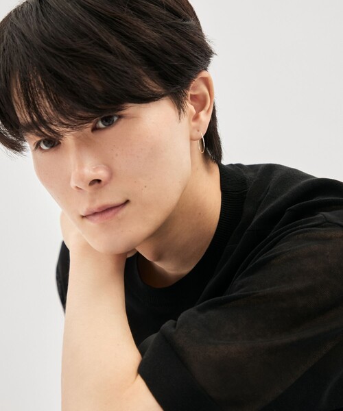 Jouete(ジュエッテ)の「フープピアス カットライン size/M(ピアス(両耳用)・レディース・シルバー・FREE)」の6枚目の写真