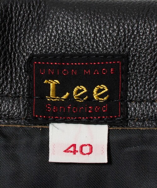 Lee(リー)の「<Lee>レザー カウボーイ ジャケット(ブルゾン・メンズ・ブラック・40/38)」の12枚目の写真
