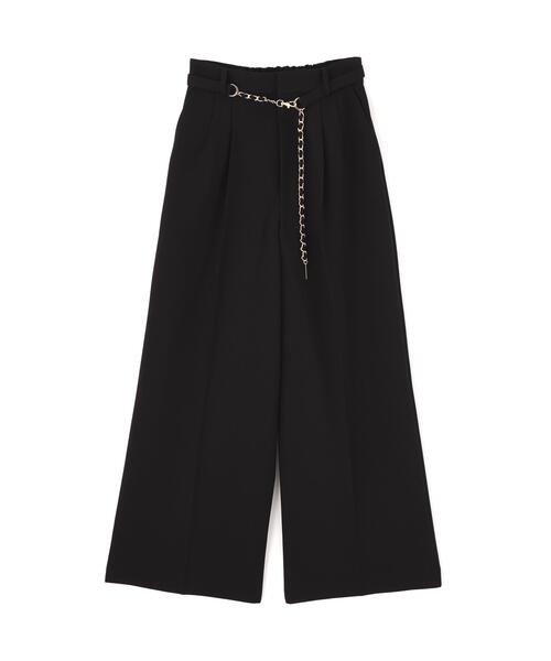 PROPORTION BODY DRESSING(プロポーションボディドレッシング)の「チェーンベルト付きワイドパンツ / 1216230001(その他パンツ・レディース・ブラウン/ブラック・SMALL/MEDIUM/P/S)」の11枚目の写真