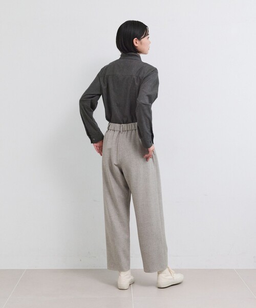 LOISIR(ロワズィール)の「クラシカルツイードテーパードパンツ(その他パンツ・レディース・チャコールグレー/ベージュ・40/38/36)」の8枚目の写真