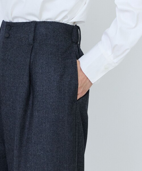 LOISIR(ロワズィール)の「クラシカルツイードテーパードパンツ(その他パンツ・レディース・チャコールグレー/ベージュ・40/38/36)」の22枚目の写真