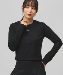 ニューエラ NEW ERA WS LS CR TEE RHINESTONE FLAG BLK