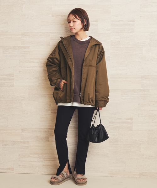plage(プラージュ)の「millitary satin ブルゾン(その他アウター・レディース・ブラック/ブラウン・36/38)」の16枚目の写真