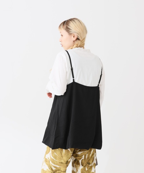 HEART MARKET(ハートマーケット)の「襟シャーリングレース長袖インナー(Tシャツ/カットソー・レディース・ホワイト/オートミール/ブラック/チャコール・LARGE/MEDIUM)」の14枚目の写真