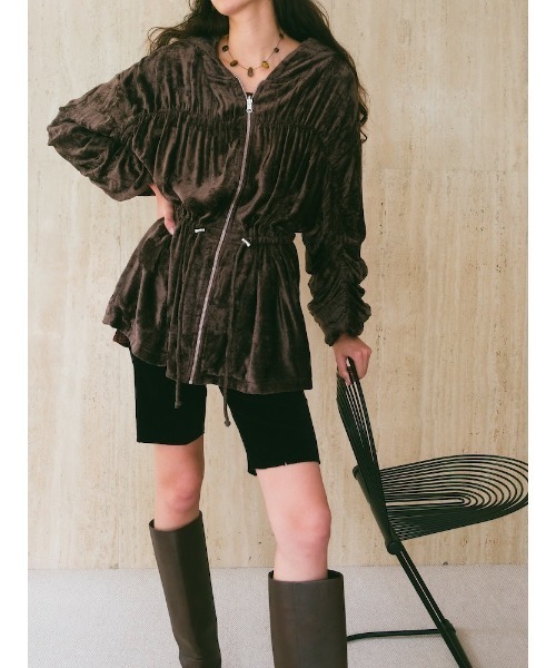 Ruh Dhan(ルーダン)の「Botanical Dye Gather Blouson(その他アウター・レディース・ブラウン/グレー/アイボリー・FREE)」の18枚目の写真