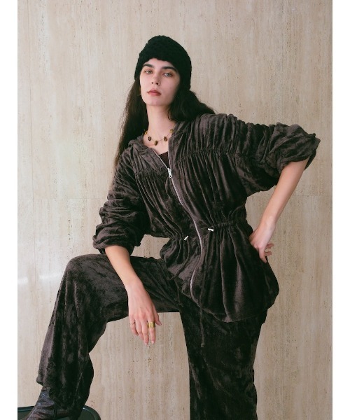 Ruh Dhan(ルーダン)の「Botanical Dye Gather Blouson(その他アウター・レディース・ブラウン/グレー/アイボリー・FREE)」の21枚目の写真