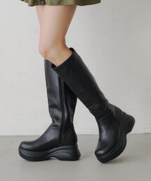 【9.19(土)0:00発売】カーブソールロングブーツ