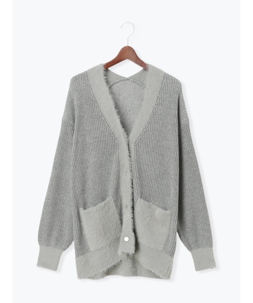 Te chichi(テチチ)の「畦フェザーミックスニットカーディガン《2026 AUTUMN LOOK item》(カーディガン/ボレロ・レディース・オフホワイト/サックスブルー/グレー・F)」の17枚目の写真