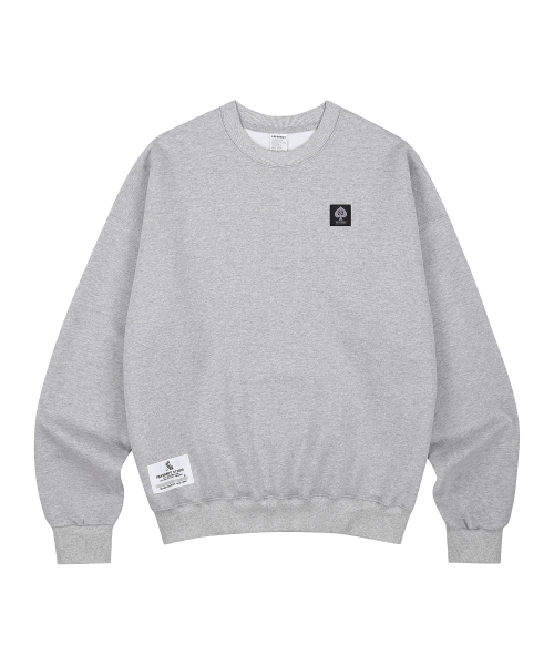 PAPERBOY(ペーパーボーイ)の「スペード ニキビパッチ スウェットシャツ-メランジ(スウェット・レディース・その他・SMALL/MEDIUM/LARGE/X-LARGE)」の1枚目の写真